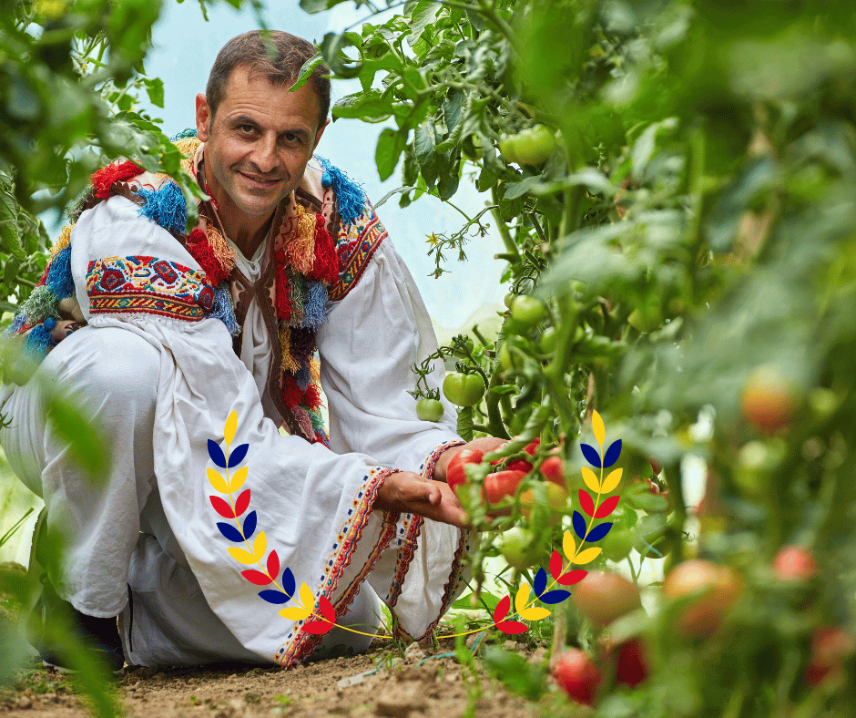 Roșii românești proaspete - produse tradiționale din România